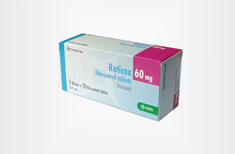 Roticox 60 Mg Film coated Tablets C NG TY C PH N GLOBAL PHARMACEUTICAL Roticox 60 Mg Film coated Tablets C NG TY C PH N GLOBAL PHARMACEUTICAL